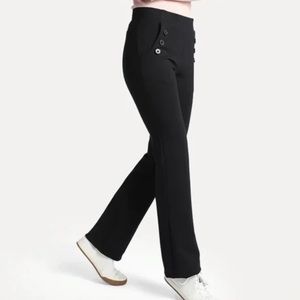 BETABRAND Sailor Yoga Travel Pant in Black Size Medium Comfy Soft Stylish
